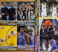2012 2013 Panini Threads Talented Twosomes Insert Set with Kobe Bryant and Lebron James Plus