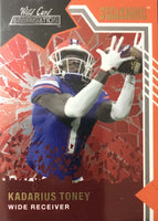 Kadarius Toney 2021 Wild Card Alumination Smashing Red Mint Rookie Card #SM-19 Only 99 Made