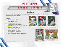 2021 Topps Baseball Series ONE Retail Box of 24 Packs