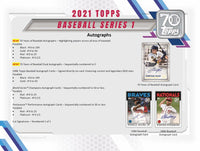 2021 Topps Baseball Series ONE Retail Box of 24 Packs