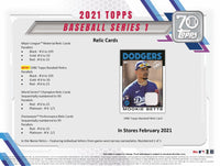 2021 Topps Baseball Series ONE Retail Box of 24 Packs