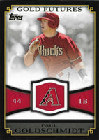 2012 Topps Gold Futures Complete 25 Card Insert Set with Mike Trout and Freddie Freeman Plus