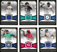2012 Topps Gold Futures Complete 25 Card Insert Set with Mike Trout and Freddie Freeman Plus