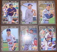 Minnesota Twins 2015 Topps GYPSY QUEEN Series Basic 6 Card Team Set with Rod Carew and Joe Mauer Plus