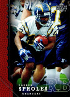 2005 Upper Deck Football Complete Mint 250 Card Set with 50 Base Star Rookies