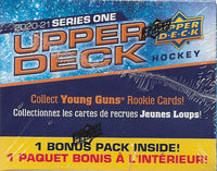 20 Box Sealed CASE of 2020 2021 Upper Deck Series One Hockey Blaster Boxes with Dazzlers Green cards