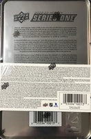 2022 2023 Upper Deck Hockey Series One Factory Sealed Unopened TIN with an Exclusive Bonus 3 Card O Pee Chee Rookie Pack