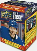 20 Box Sealed CASE of 2020 2021 Upper Deck Series Two Hockey Blaster Boxes with Dazzlers Green cards
