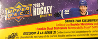 2020 2021 Upper Deck Hockey Series Two Retail 24 Pack Box with possible Kirill Kaprizov Young Gun Rookie