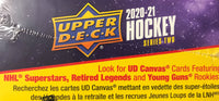 2020 2021 Upper Deck Hockey Series Two Retail 24 Pack Box with possible Kirill Kaprizov Young Gun Rookie