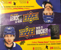 2020 2021 Upper Deck Hockey Series Two Retail 24 Pack Box with possible Kirill Kaprizov Young Gun Rookie