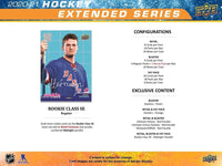 2020 2021 Upper Deck Hockey EXTENDED Series Retail 24 Pack Box with possible Young Gun Rookie Cards