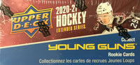 2020 2021 Upper Deck Hockey EXTENDED Series Retail 24 Pack Box with possible Young Gun Rookie Cards