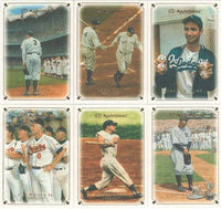 2007 Upper Deck UD Masterpieces Complete Mint Set with Rookies and HOFers including 3 Babe Ruths!!
