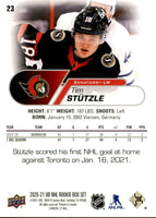 2020 2021 Upper Deck NHL STAR ROOKIES 25 Card Set with Alexis Lafrenière and Kirill Kaprizov PLUS