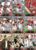 2011 Upper Deck Oklahoma Sooners Complete Mint Set PLUS Inserts with Adrian Peterson, Sam Bradford, Bosworth+
