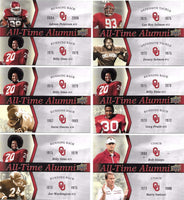 2011 Upper Deck Oklahoma Sooners Complete Mint Set PLUS Inserts with Adrian Peterson, Sam Bradford, Bosworth+