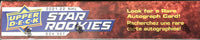 2021 2022 Upper Deck NHL STAR ROOKIES 25 Card Set with Cole Caufield, Jeremy Swayman and Trevor Zegras PLUS