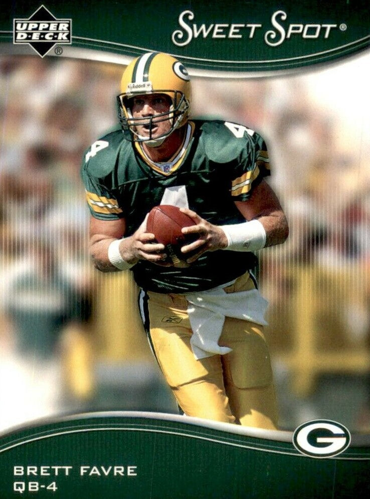 Brett Favre 2007 Upper Deck Game-Worn Jersey Card