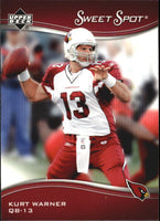2005 Upper Deck Sweet Spot Football Complete 100 Card Set Loaded with Stars and Hall of Famers