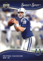 2005 Upper Deck Sweet Spot Football Complete 100 Card Set Loaded with Stars and Hall of Famers