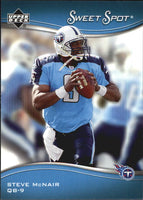 2005 Upper Deck Sweet Spot Football Complete 100 Card Set Loaded with Stars and Hall of Famers