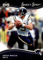 2005 Upper Deck Sweet Spot Football Complete 100 Card Set Loaded with Stars and Hall of Famers