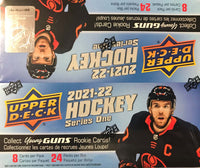 2021 2022 Upper Deck Series One Factory Sealed Unopened Retail Box of 24 Packs with Young Guns Rookies