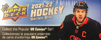 2021 2022 Upper Deck Series One Factory Sealed Unopened Retail Box of 24 Packs with Young Guns Rookies