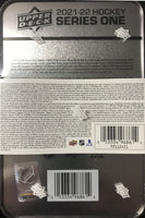 2021 2022 Upper Deck Hockey Series One Factory Sealed Unopened TIN with an Exclusive Bonus 3 Card O Pee Chee Rookie Pack