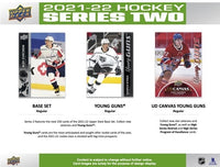 2021 2022 Upper Deck Hockey Series Two Factory Sealed Unopened TIN with an Exclusive Bonus 3 Card O Pee Chee Rookie Pack