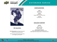 2021 2022 Upper Deck Hockey EXTENDED Series Blaster Box of Packs with Possible Akira Schmid Young Guns PLUS
