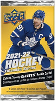2021 2022 Upper Deck EXTENDED Series Factory Sealed Unopened Retail Box of 24 Packs with Young Guns Rookies