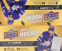2021 2022 Upper Deck EXTENDED Series Factory Sealed Unopened Retail Box of 24 Packs with Young Guns Rookies