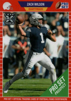 Zach Wilson 2021 Pro Set Leaf XRC Short Printed Mint Rookie Card #PS5 RARE Variation only 935 made