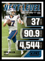 Josh Allen 2021 Panini Score Next Level Series Mint Card #NL15