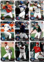 2016 Bowman Draft Baseball 200 Card Set Featuring Rafael Devers, Pete Alonso and Bo Bichette PLUS