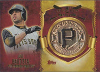 Jose Bautista 2015 Topps First Home Run Medallions Series Mint Card #FHRM-JBU