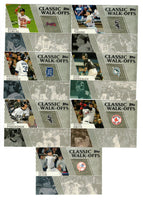 2012 Topps Classic Walk-Offs Complete Mint Insert Set with Derek Jeter, Mickey Mantle, Johnny Bench plus