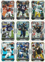 2015 Bowman Football Series Complete Mint Set with Rookies and Stars Stefon Diggs, Jameis Winston and Tom Brady Plus