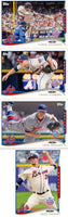 Atlanta Braves 2014 Topps OPENING DAY Series 11 card Team Set with Freddie Freeman Plus