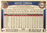 Miguel Cabrera 2011 Topps American League All-Stars Silver Logo Series Mint Card #AL4