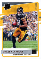 Chase Claypool 2020 Panini Donruss Series Mint Rated ROOKIE Canvas Parallel Card #327