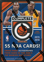 2015 2016 Panini COMPLETE NBA Blaster Box Packs Try for Rare Kobe Bryant Autograph
