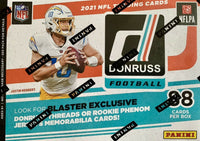 2021 DONRUSS Football Blaster Box with Possible EXCLUSIVE Memorabilia Card