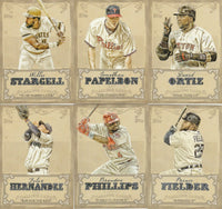 2013 Topps Calling Card Series Complete Mint Insert Set with Stars and Hall of Famers!