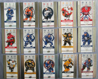 2018 2019 Upper Deck Tim Hortons Game Day Action Complete Set with Connor McDavid, Sidney Crosby+