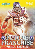 Adrian Peterson 2008 Score Future Franchise Gold Zone Series Mint Card #FF-4 #31/500 made!