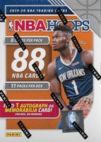 2019 2020 Panini HOOPS NBA Blaster Box with One AUTOGRAPH or MEMORABILIA Card