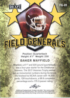2018 LEAF NFL DRAFT Football Series Complete Mint 99 Card Master Set with Inserts including Multiple Cards of the Top Prospects Baker Mayfield, Sam Darnold, Josh Allen and many more